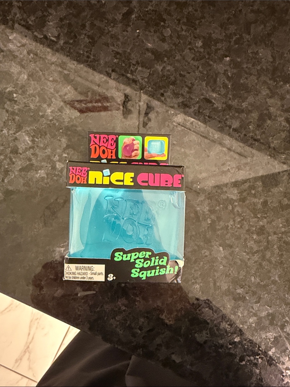 NeeDoh Nice Cube Super Solid Squish - Blue